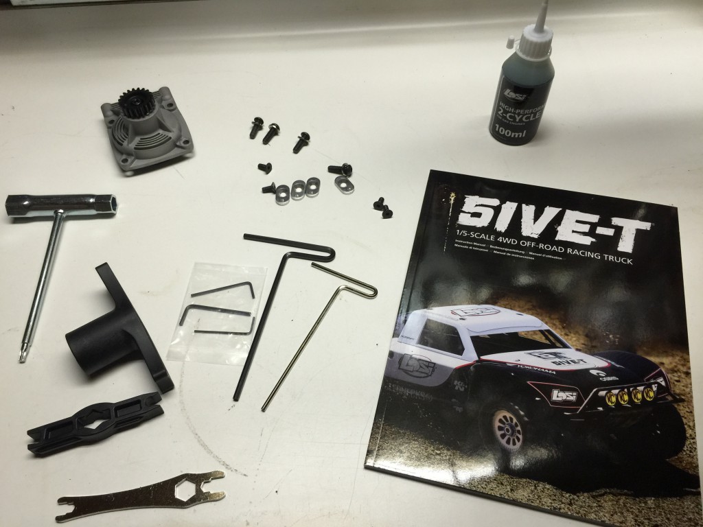 Losi 5ive-T Roller accessories